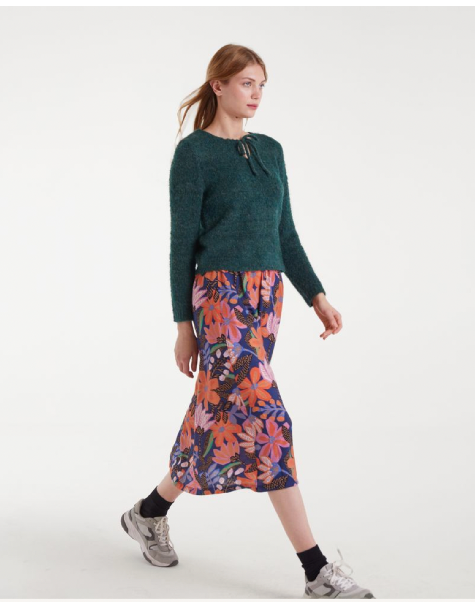 Compania Fantastica Compania Fantastica - Jumper Bow Neck (Green)