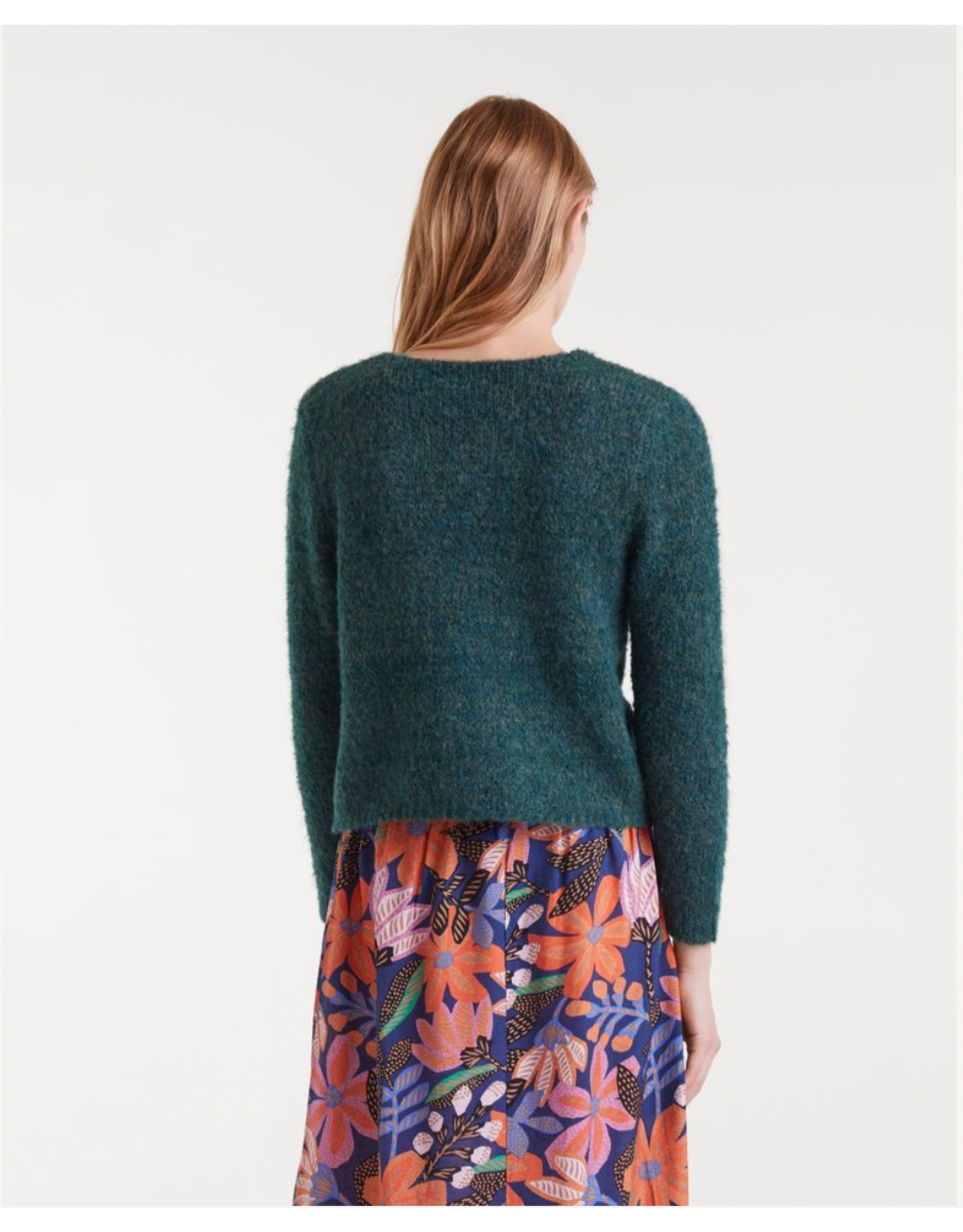 Compania Fantastica Compania Fantastica - Jumper Bow Neck (Green)