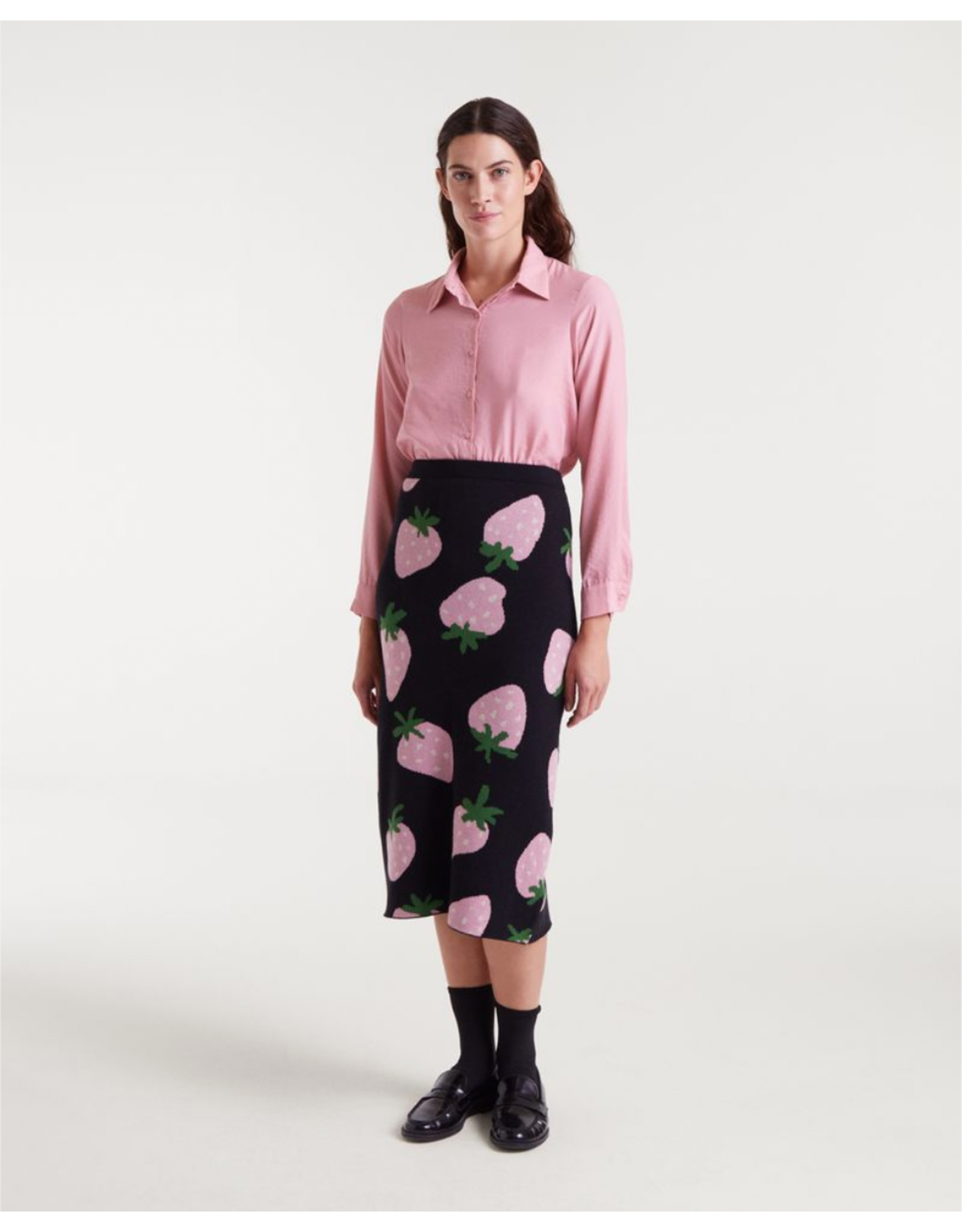 Compania Fantastica Compania Fantastica - Morango Midi Skirt Jacquard