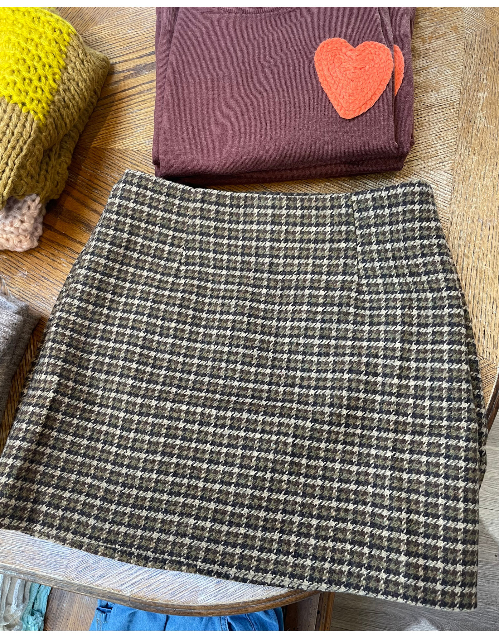 Korner Korner - Skirt (Brown)