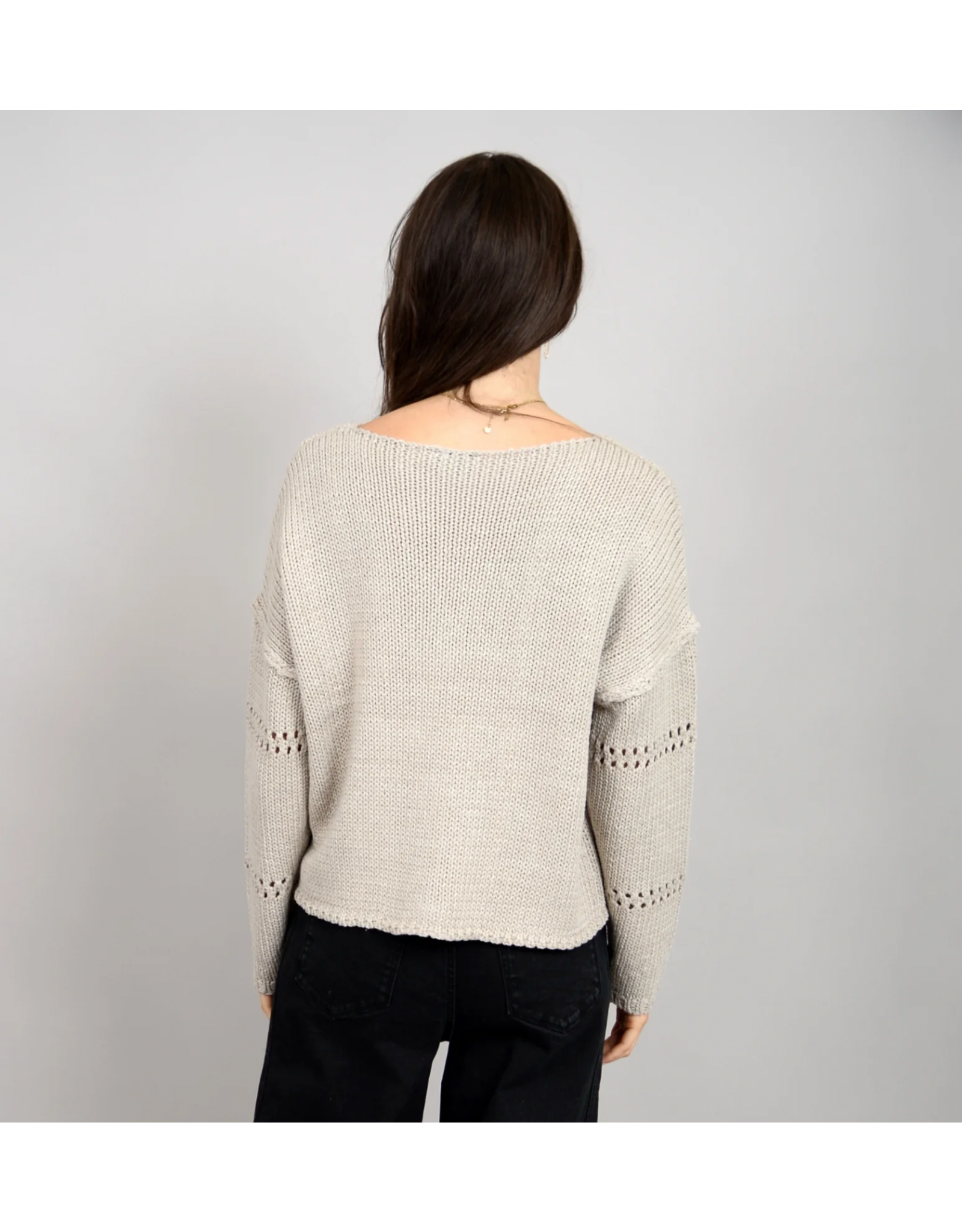 RD Style RD Style - Arlo Long Sleeve Boatneck (Sanded Stone)