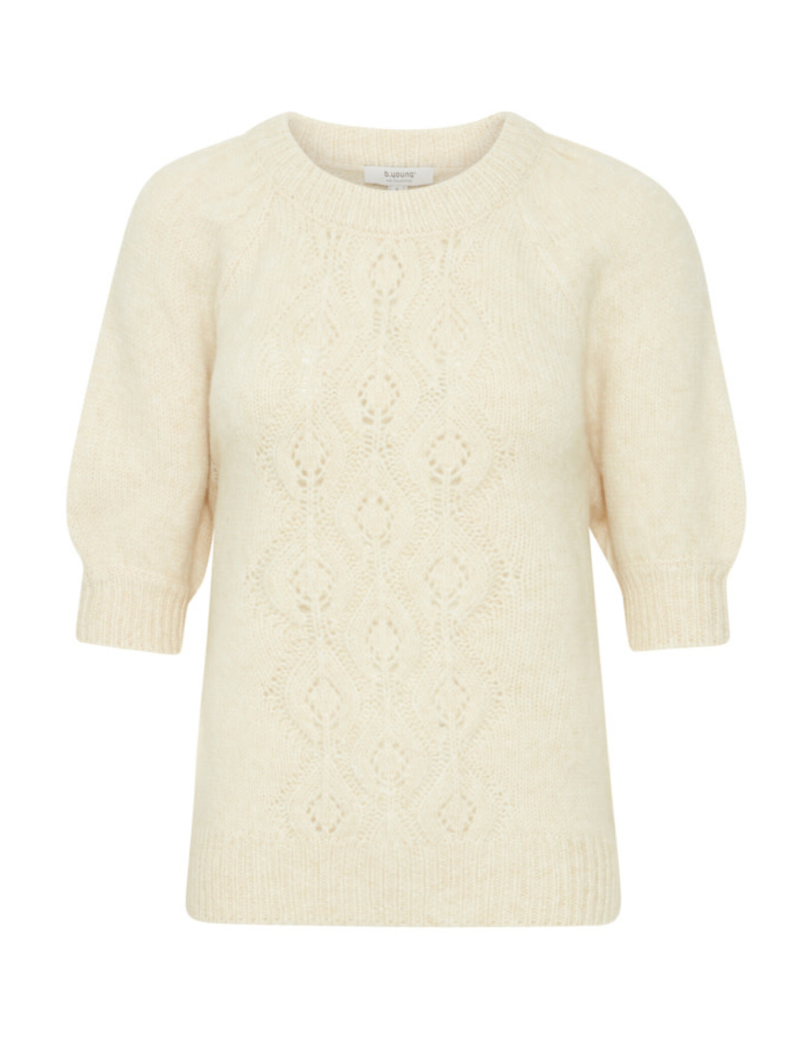b.young b.Young - Oksana Short Sleeve Jumper (Birch)