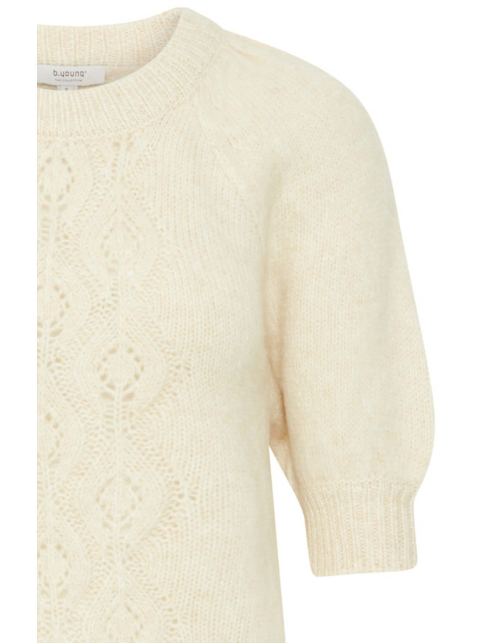 b.young b.Young - Oksana Short Sleeve Jumper (Birch)