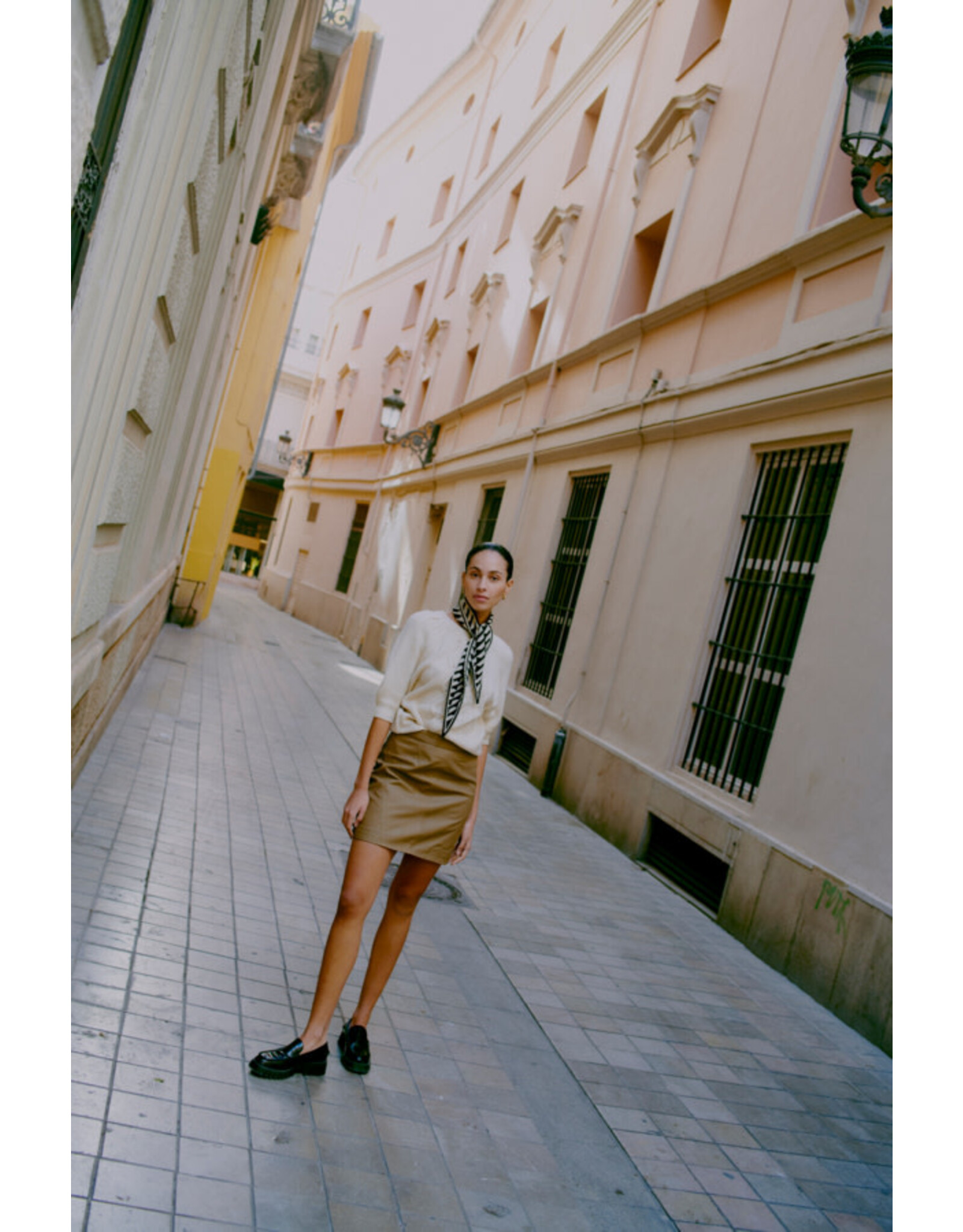 b.young b.Young - Oksana Short Sleeve Jumper (Birch)