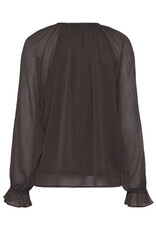Kaffe Kaffe - Milia Chiffon Blouse (Black Coffee)