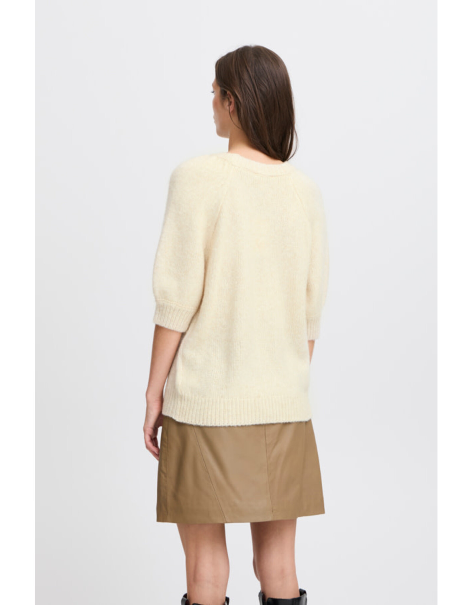 b.young b.Young - Oksana Short Sleeve Jumper (Birch)