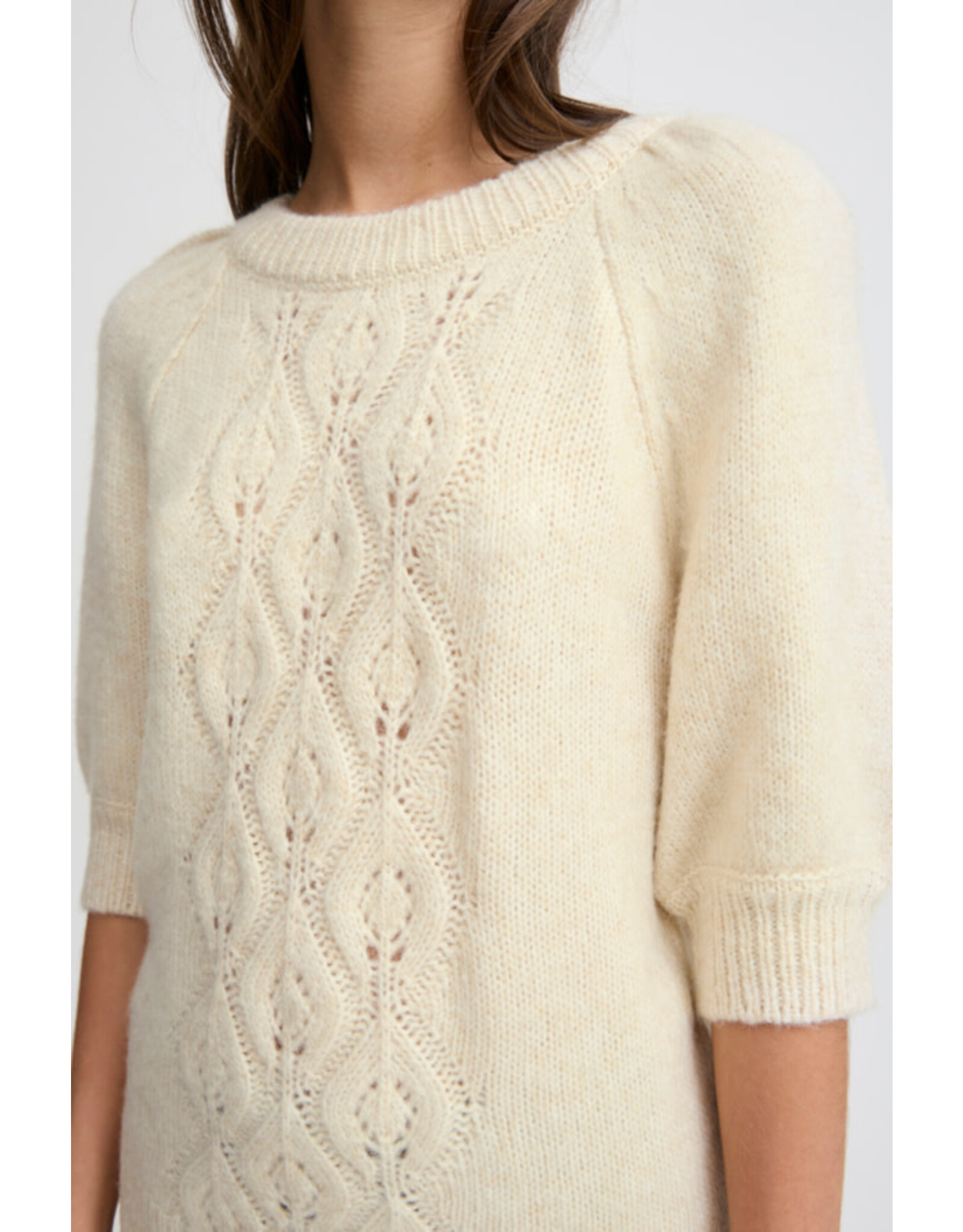 b.young b.Young - Oksana Short Sleeve Jumper (Birch)