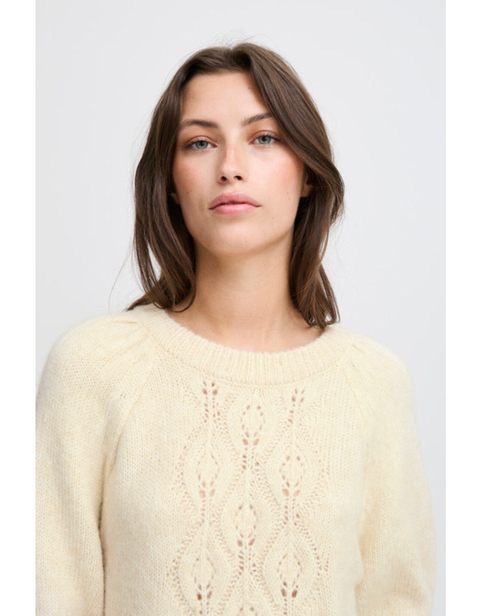 b.young b.Young - Oksana Short Sleeve Jumper (Birch)