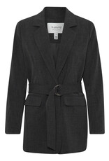 b.young b.young - Danta Belted Blazer (Black melange)