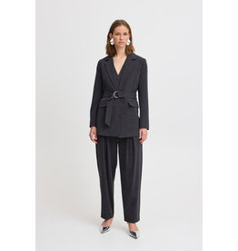 b.young b.young - Danta Belted Blazer (Black melange)