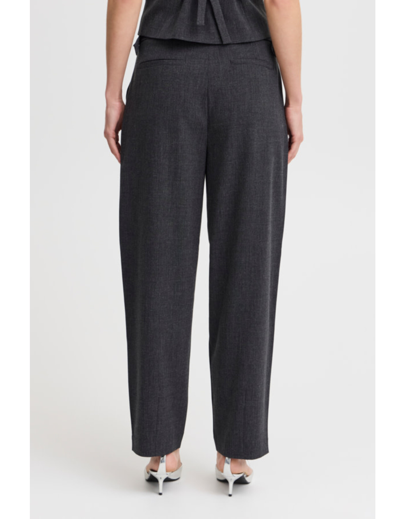 b.young b.young - Danta Dart Pants (Black Melange)