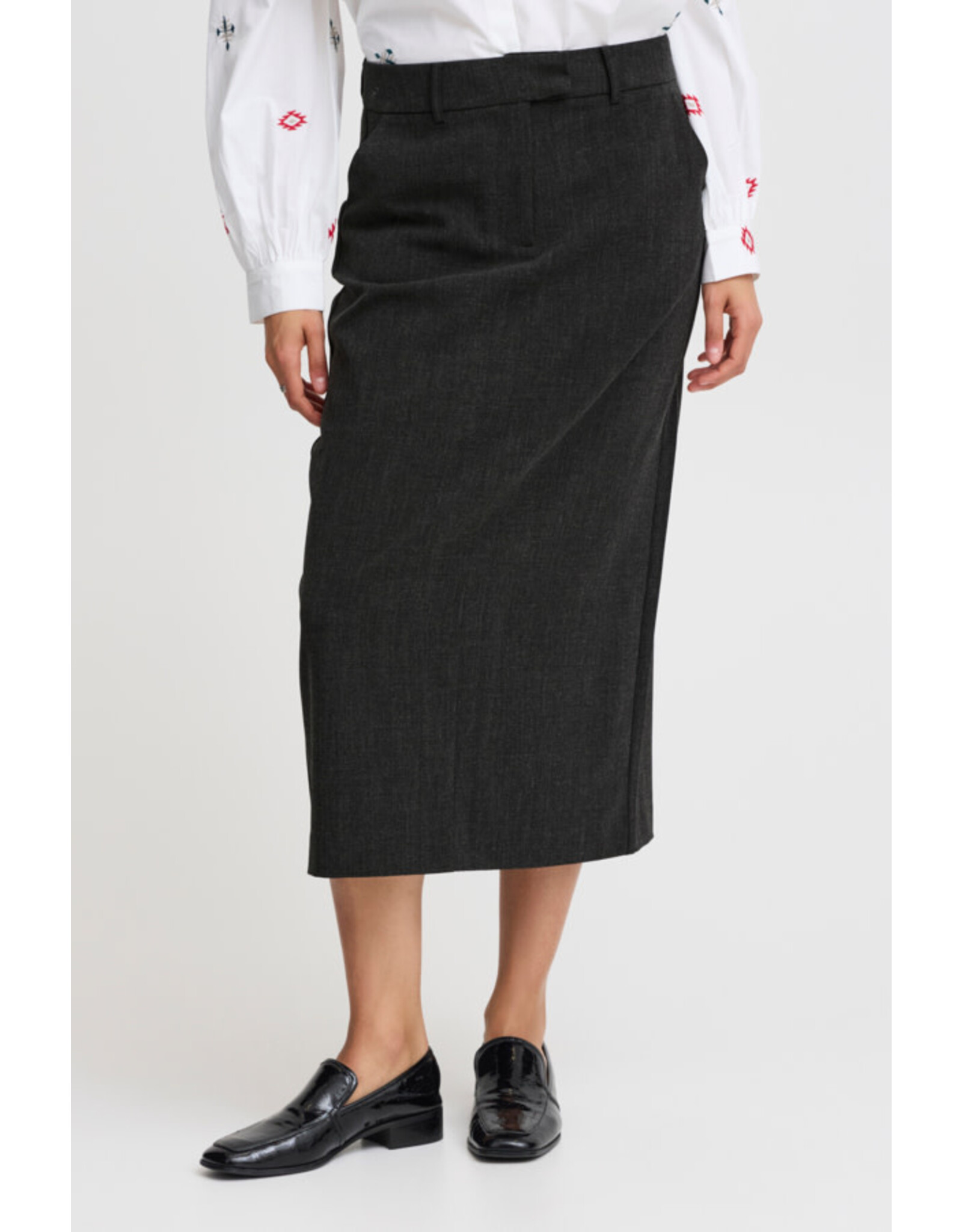 b.young b.young - Danta Skirt 2 (Black Melange)