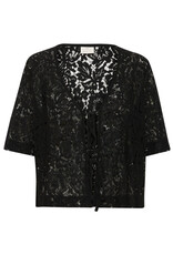 Kaffe Kaffe - Nomi Bow Blouse (Black Deep)