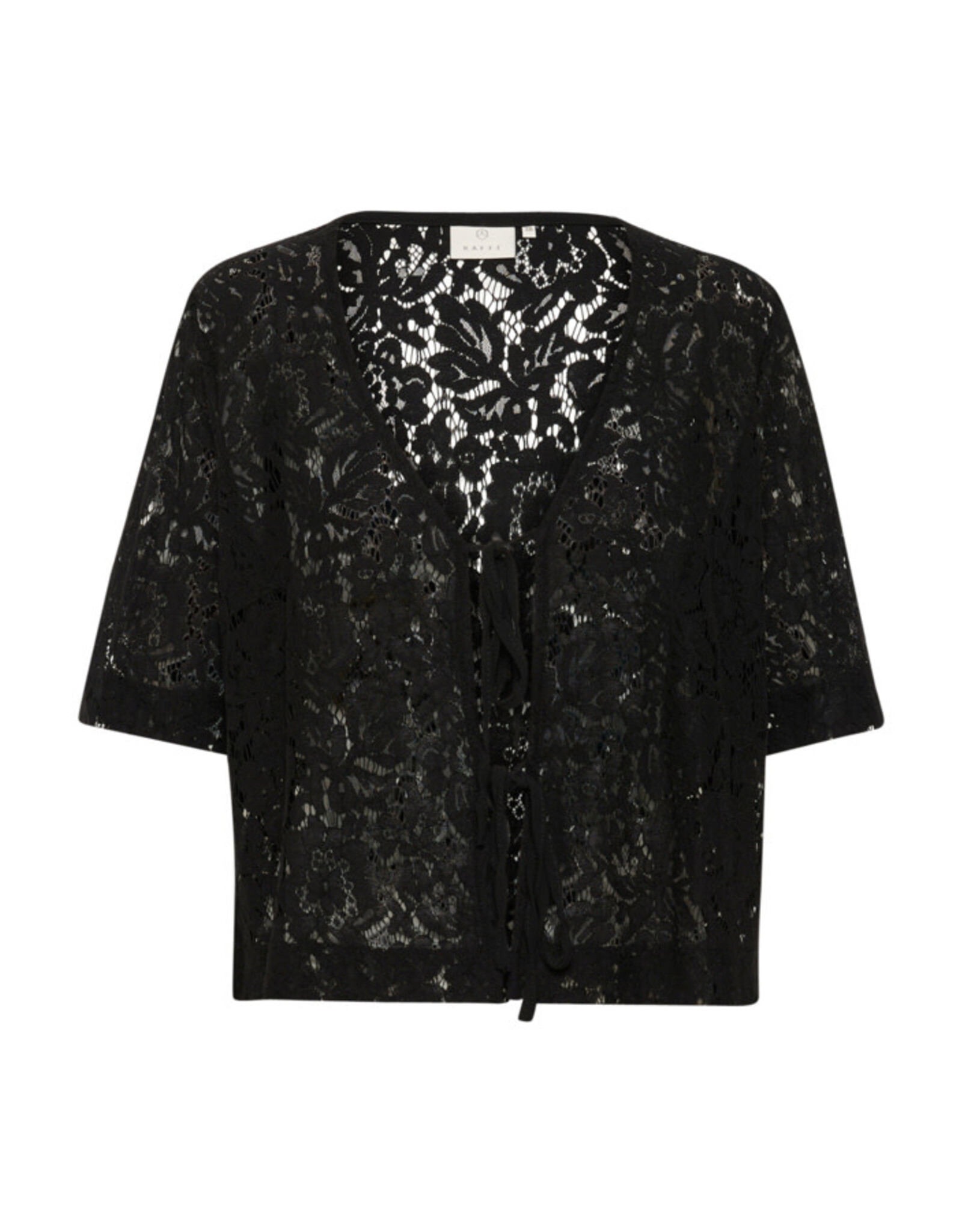 Kaffe Kaffe - Nomi Bow Blouse (Black Deep)