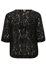 Kaffe Kaffe - Nomi Bow Blouse (Black Deep)