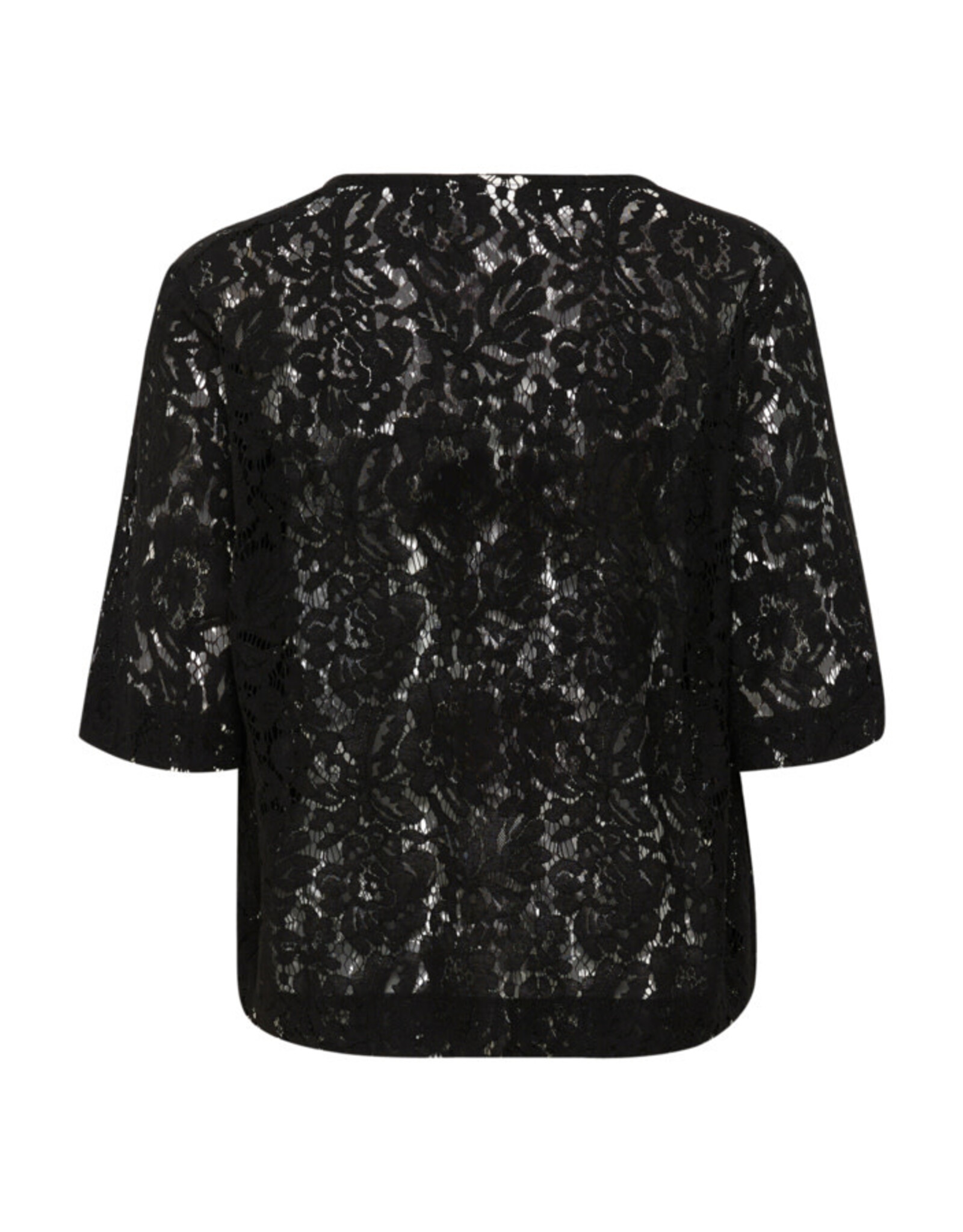 Kaffe Kaffe - Nomi Bow Blouse (Black Deep)
