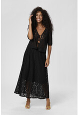 Kaffe Kaffe - Nomi Bow Blouse (Black Deep)