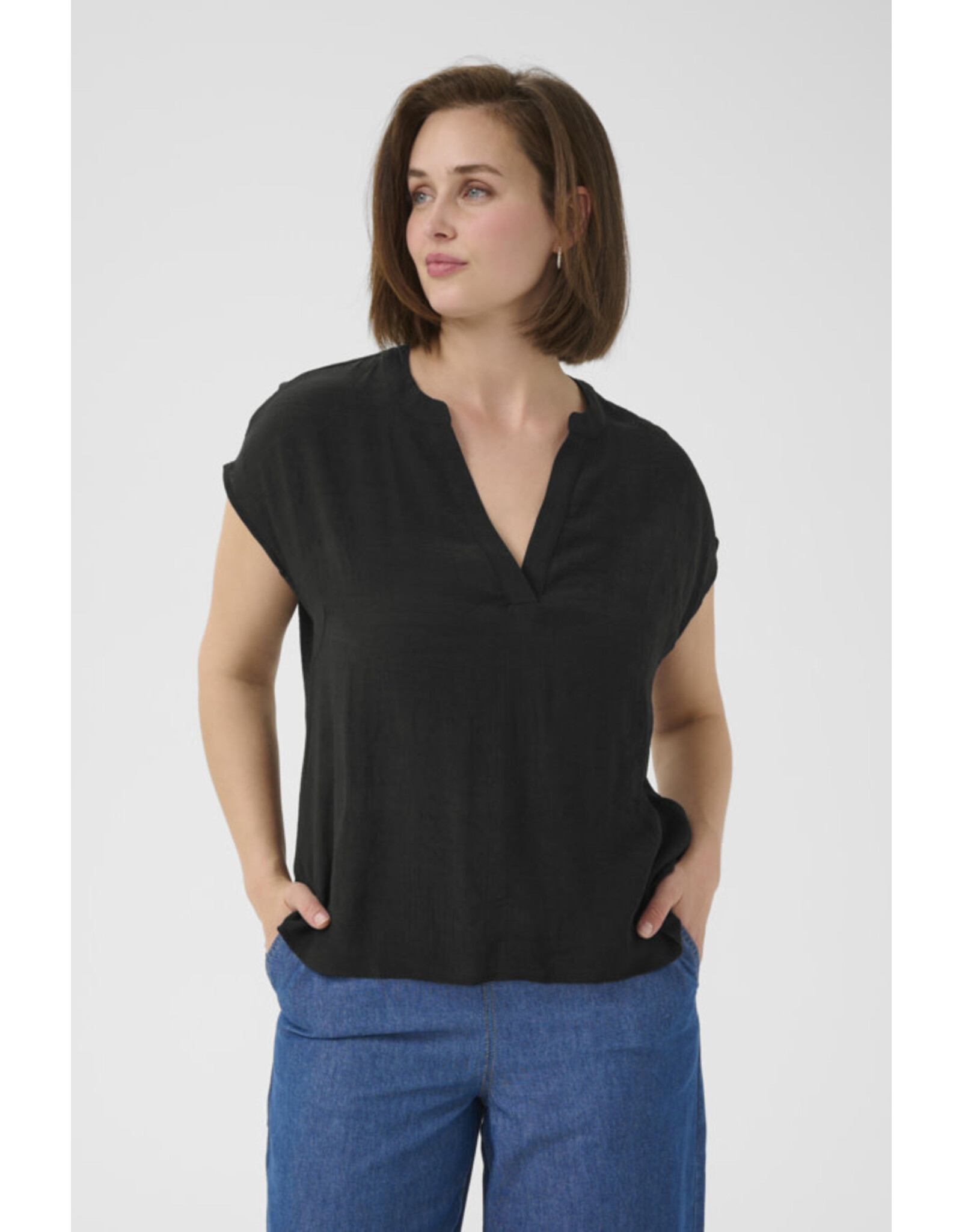 Kaffe Kaffe - Anja Blouse (Black Deep)