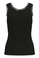 Kaffe Kaffe - Omi Lace Trim Tank (Black Deep)