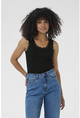 Kaffe Kaffe - Omi Lace Trim Tank (Black Deep)