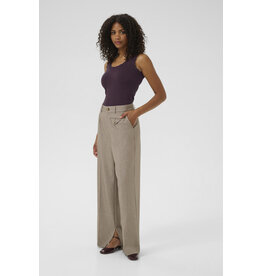 Kaffe Kaffe - Omi Lace Trim Tank (Fudge)