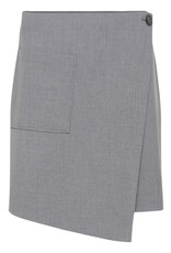 Kaffe Kaffe - Eden Wrap Skirt (Grey Melange)