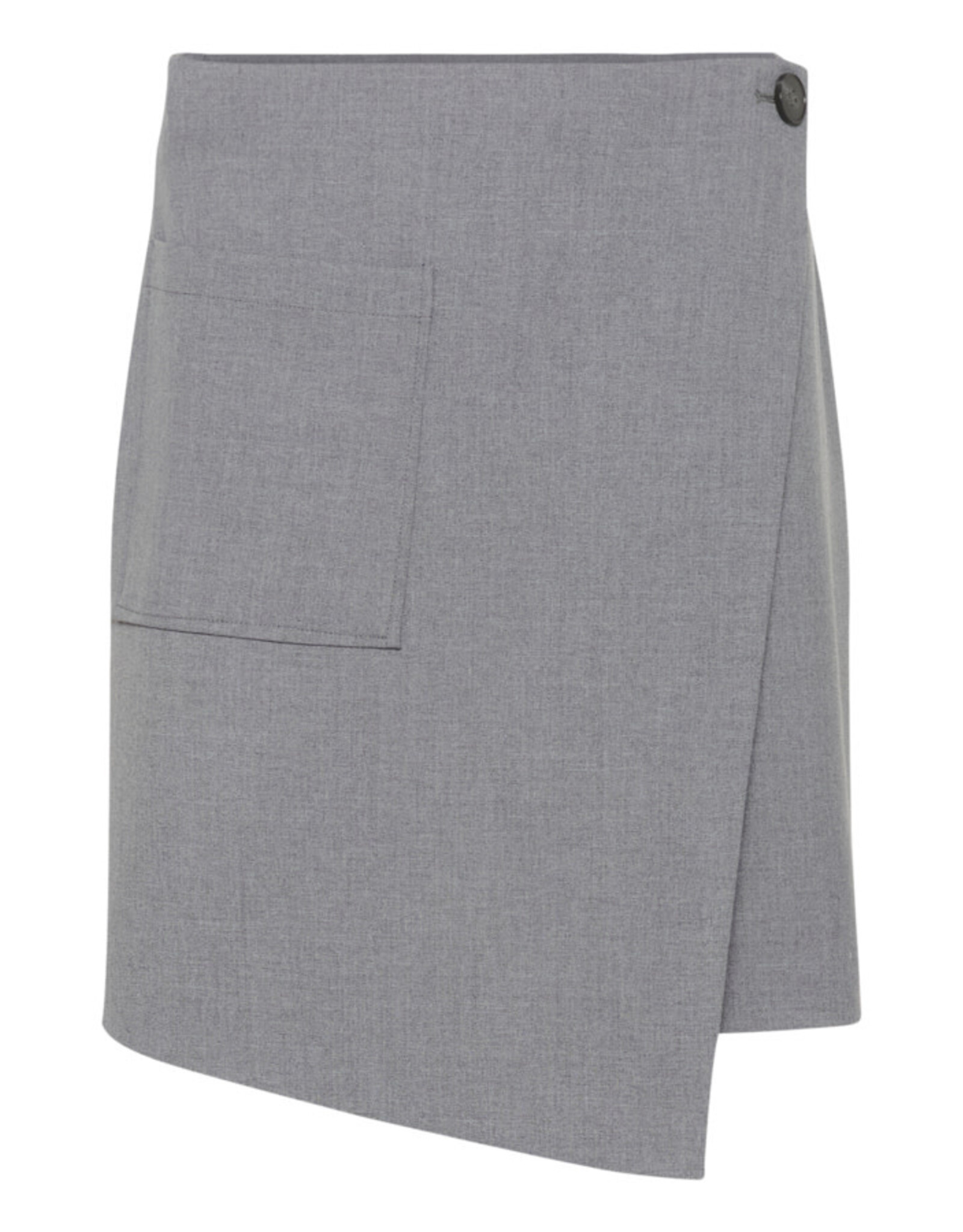 Kaffe Kaffe - Eden Wrap Skirt (Grey Melange)