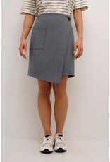 Kaffe Kaffe - Eden Wrap Skirt (Grey Melange)