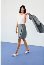 Kaffe Kaffe - Eden Wrap Skirt (Grey Melange)