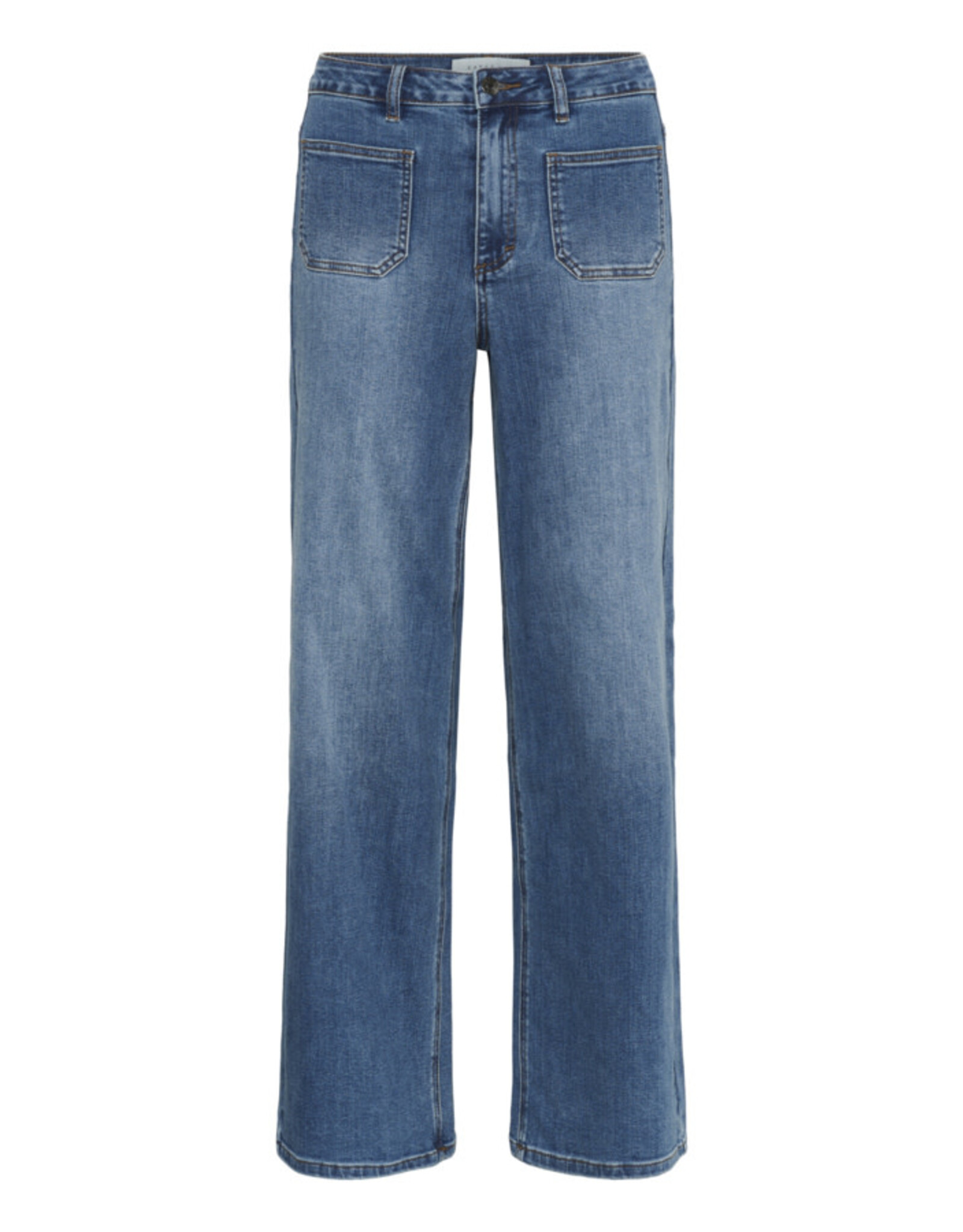 Kaffe Kaffe - Brooke Regular Fit Jeans (32" Inseam - Medium Blue)