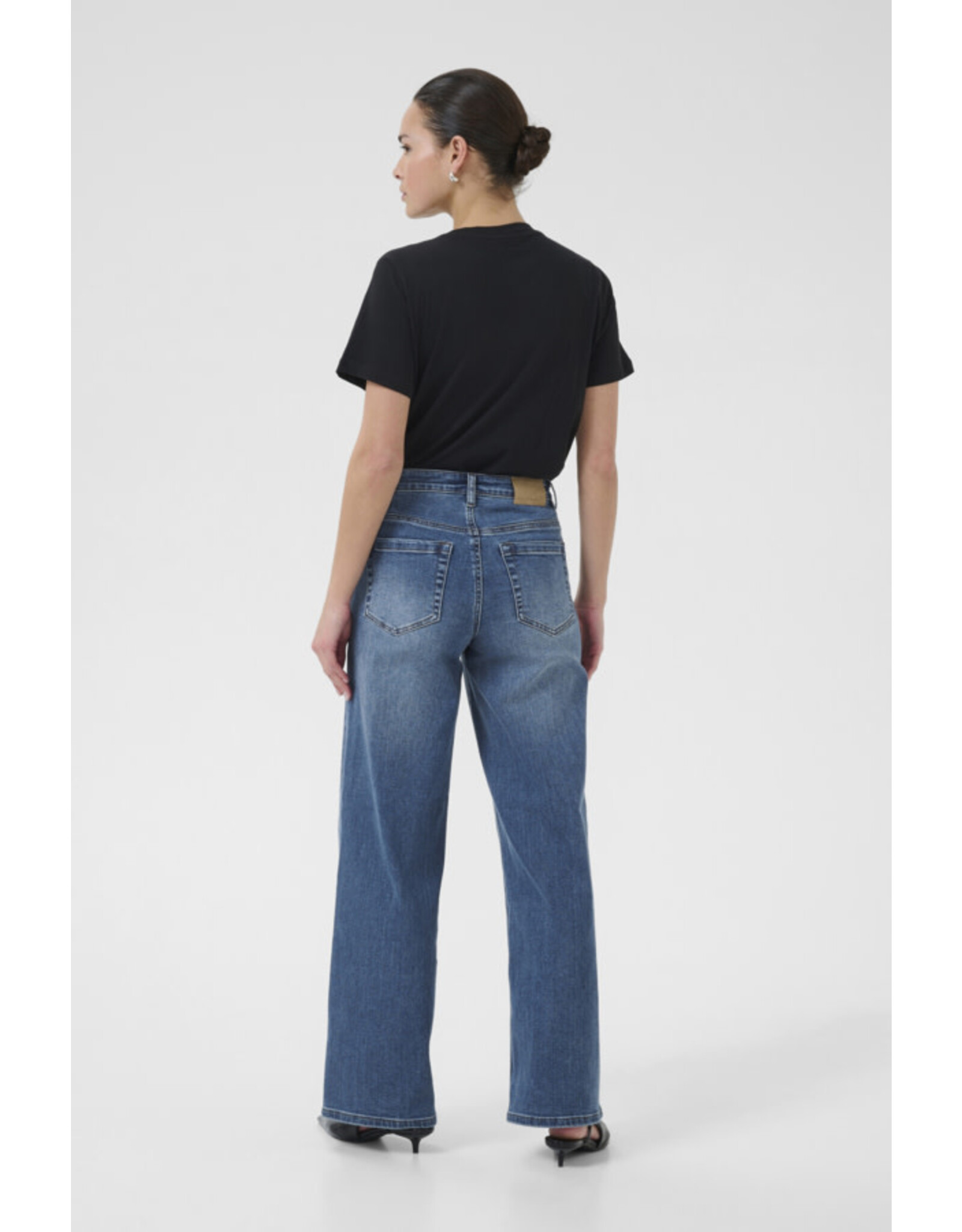 Kaffe Kaffe - Brooke Regular Fit Jeans (32" Inseam - Medium Blue)