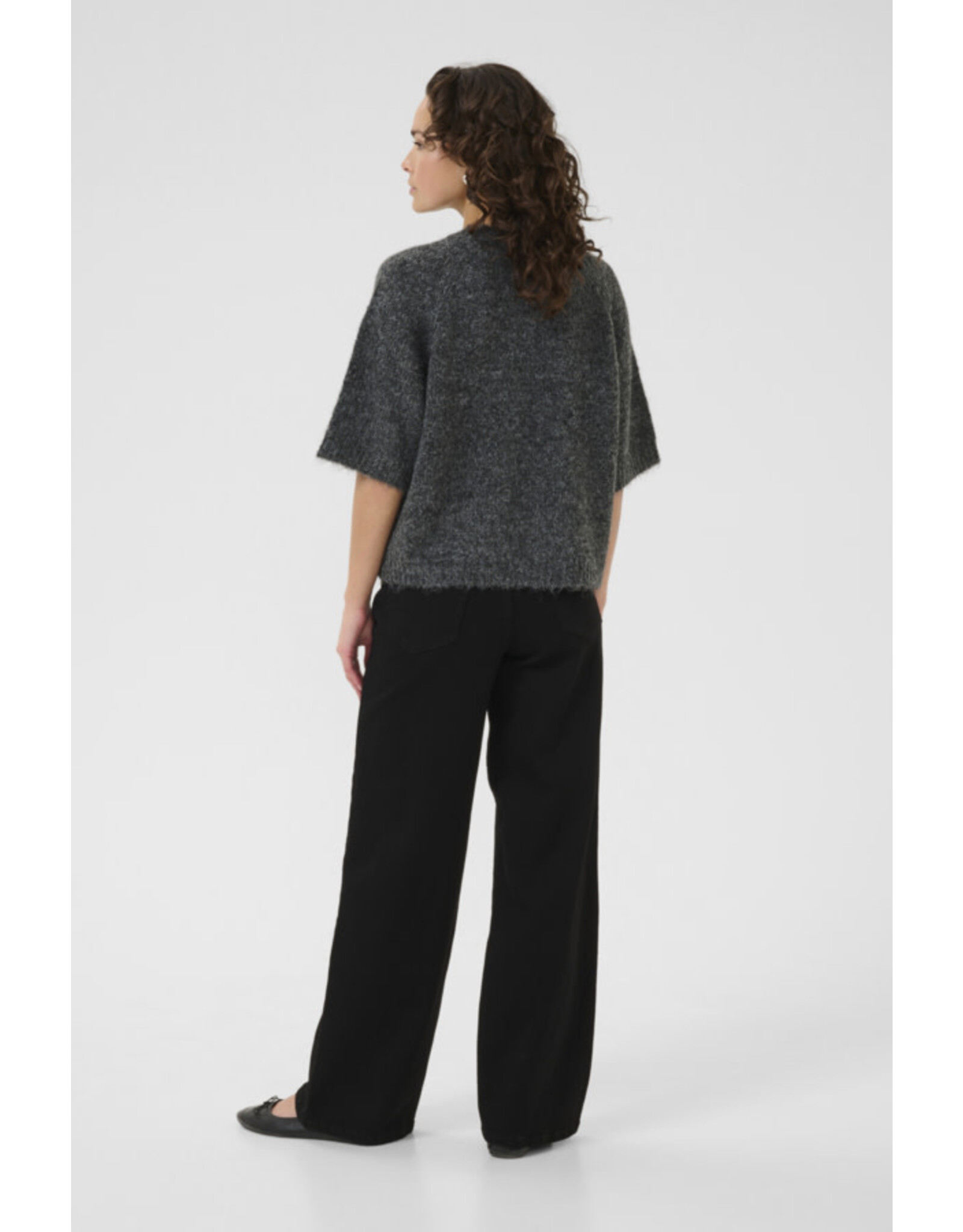 Kaffe Kaffe - Emilie Pullover (Dark Grey Melange)
