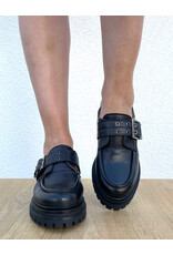 Miz Mooz Miz Mooz - Lakelan Loafer with Buckle (Black)