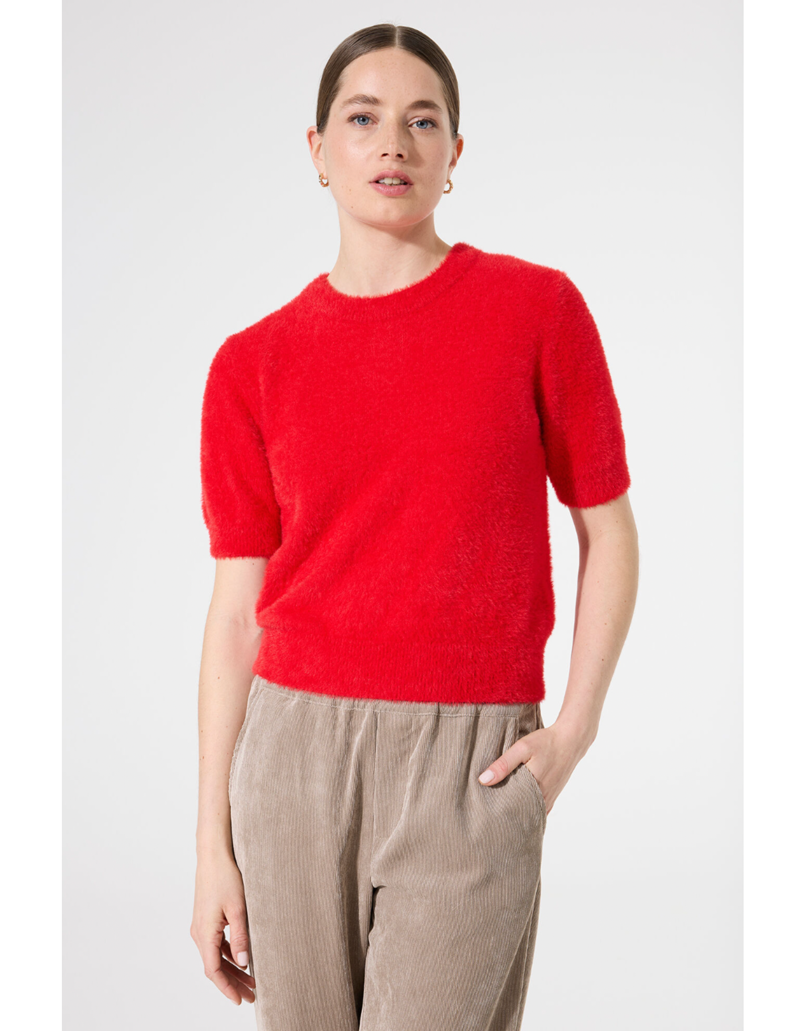 Garcia Garcia - Short Sleeve Sweater (Red)