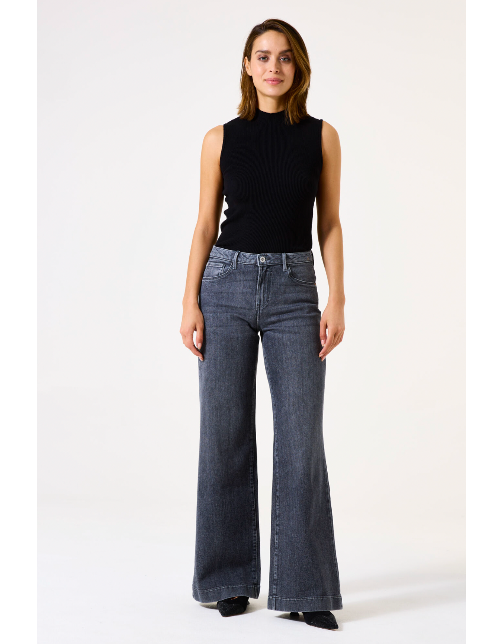 Garcia Garcia - High Neck Sleeveless Top (Black)
