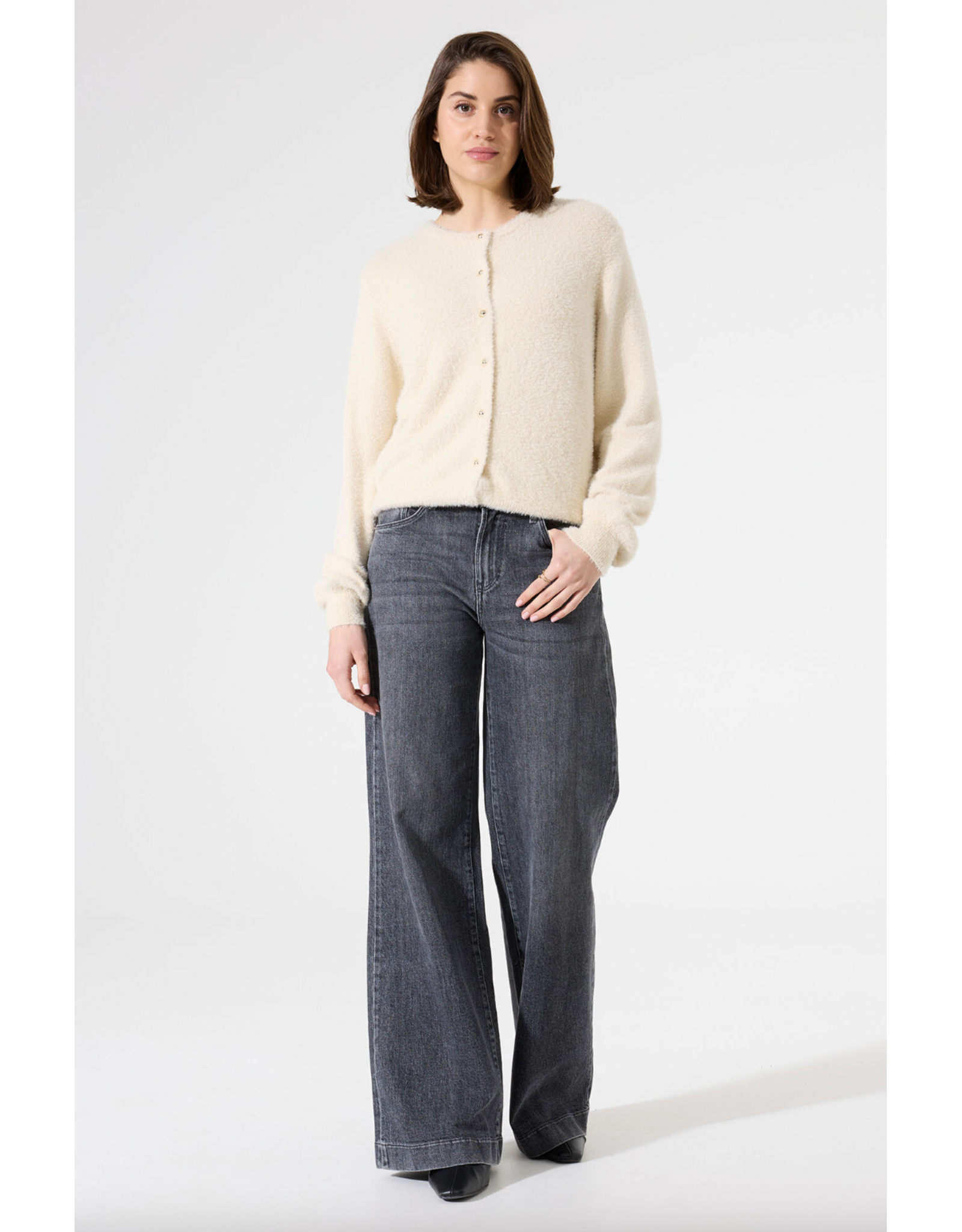 Garcia Garcia - Soft Knit Cardigan (Off White)