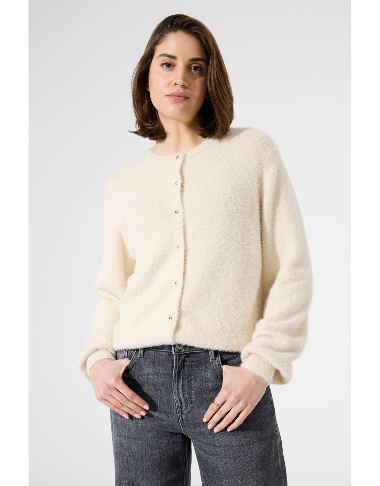 Garcia Garcia - Soft Knit Cardigan (Off White)