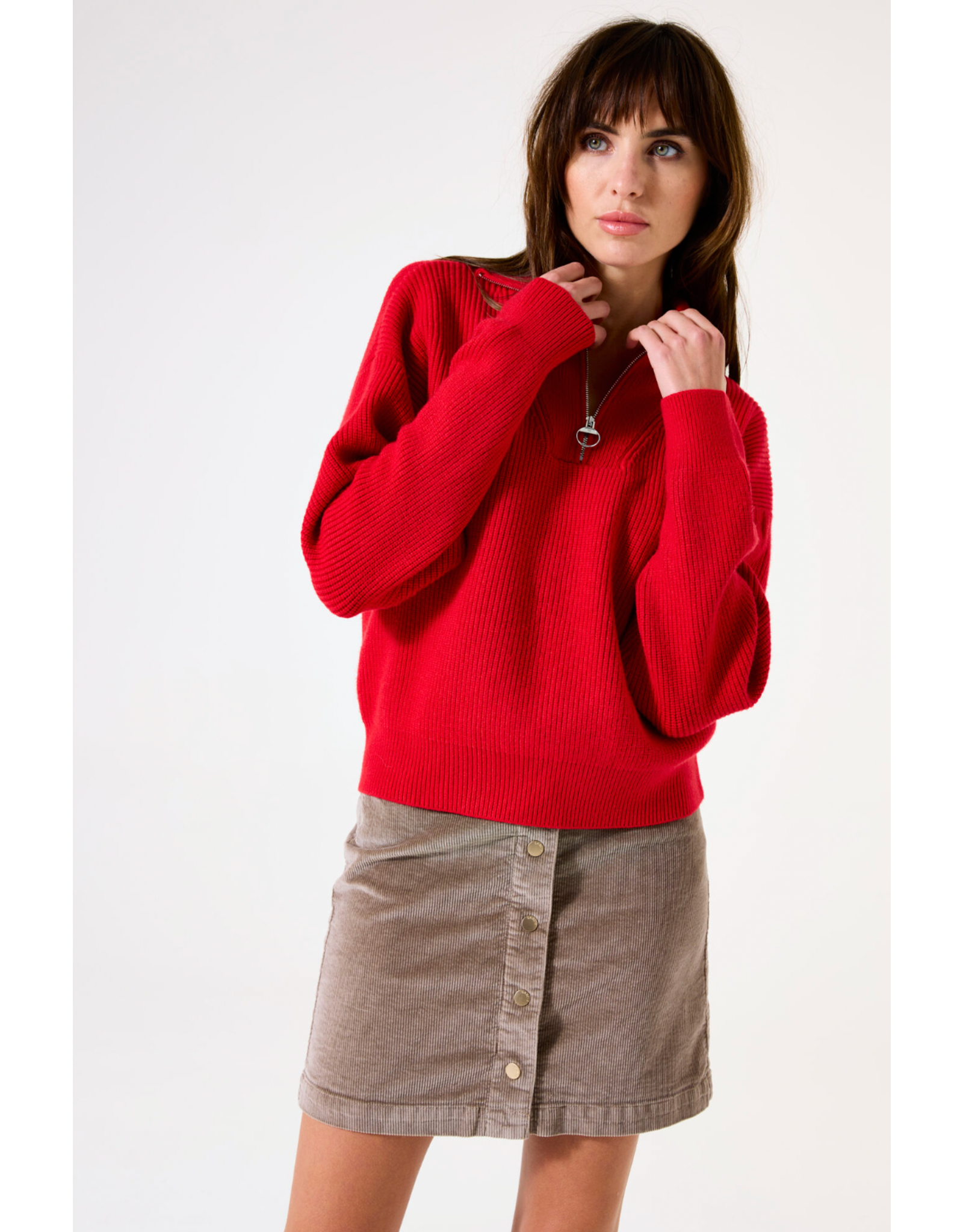 Garcia Garcia - Corduroy Mini Skirt (Taupe)