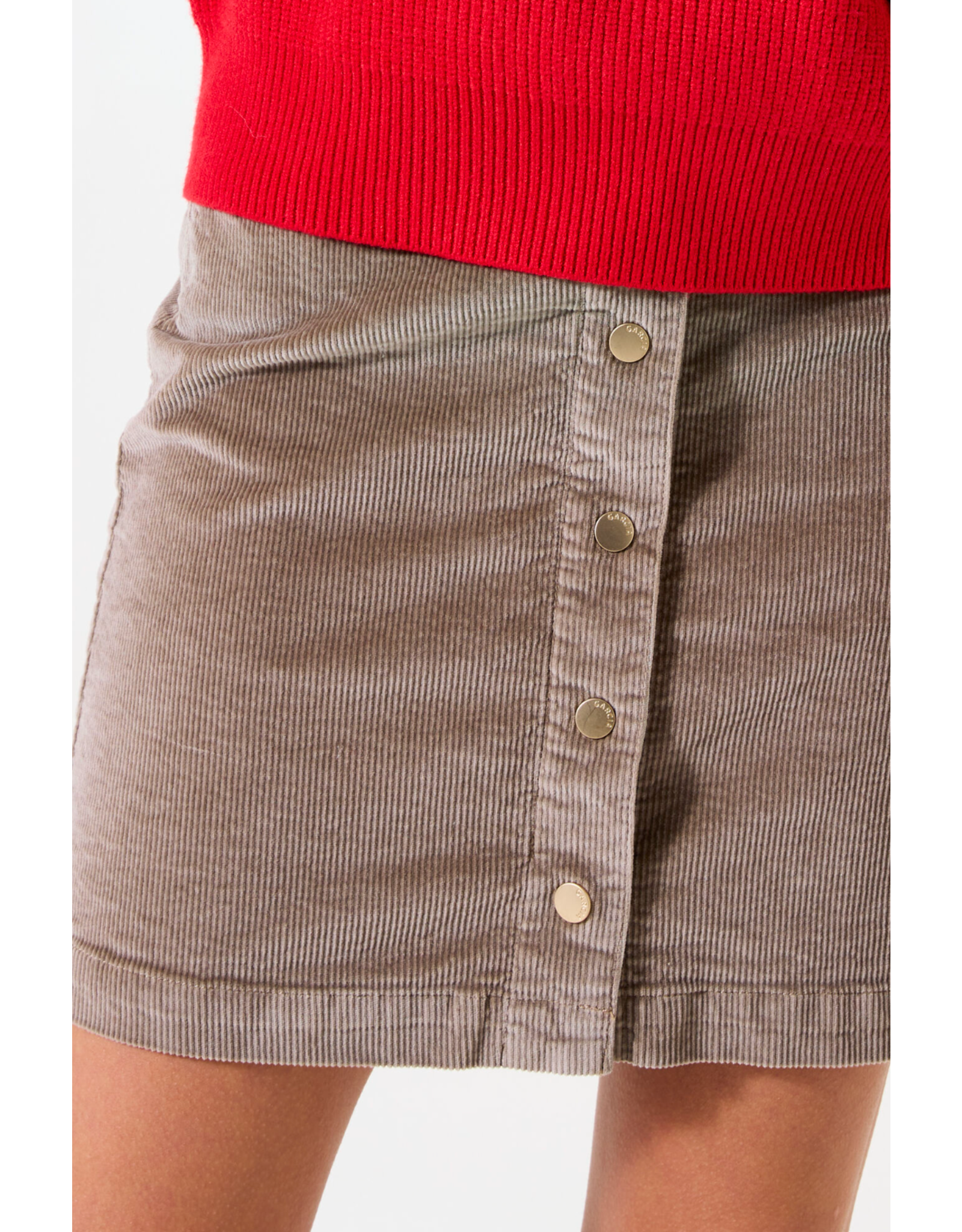 Garcia Garcia - Corduroy Mini Skirt (Taupe)