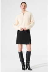 Garcia Garcia - Front Slit Mini Skirt (Black)
