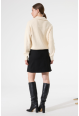 Garcia Garcia - Front Slit Mini Skirt (Black)
