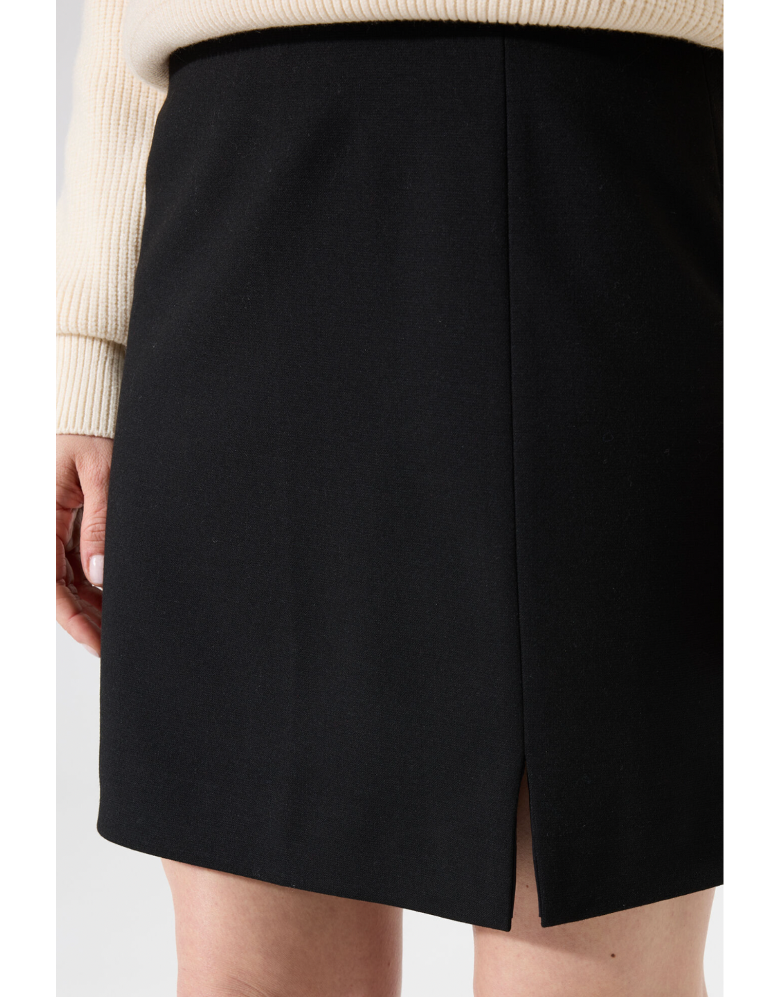 Garcia Garcia - Front Slit Mini Skirt (Black)