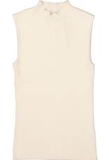 Garcia Garcia - High Neck Sleeveless Top (White)