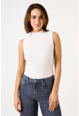 Garcia Garcia - High Neck Sleeveless Top (White)