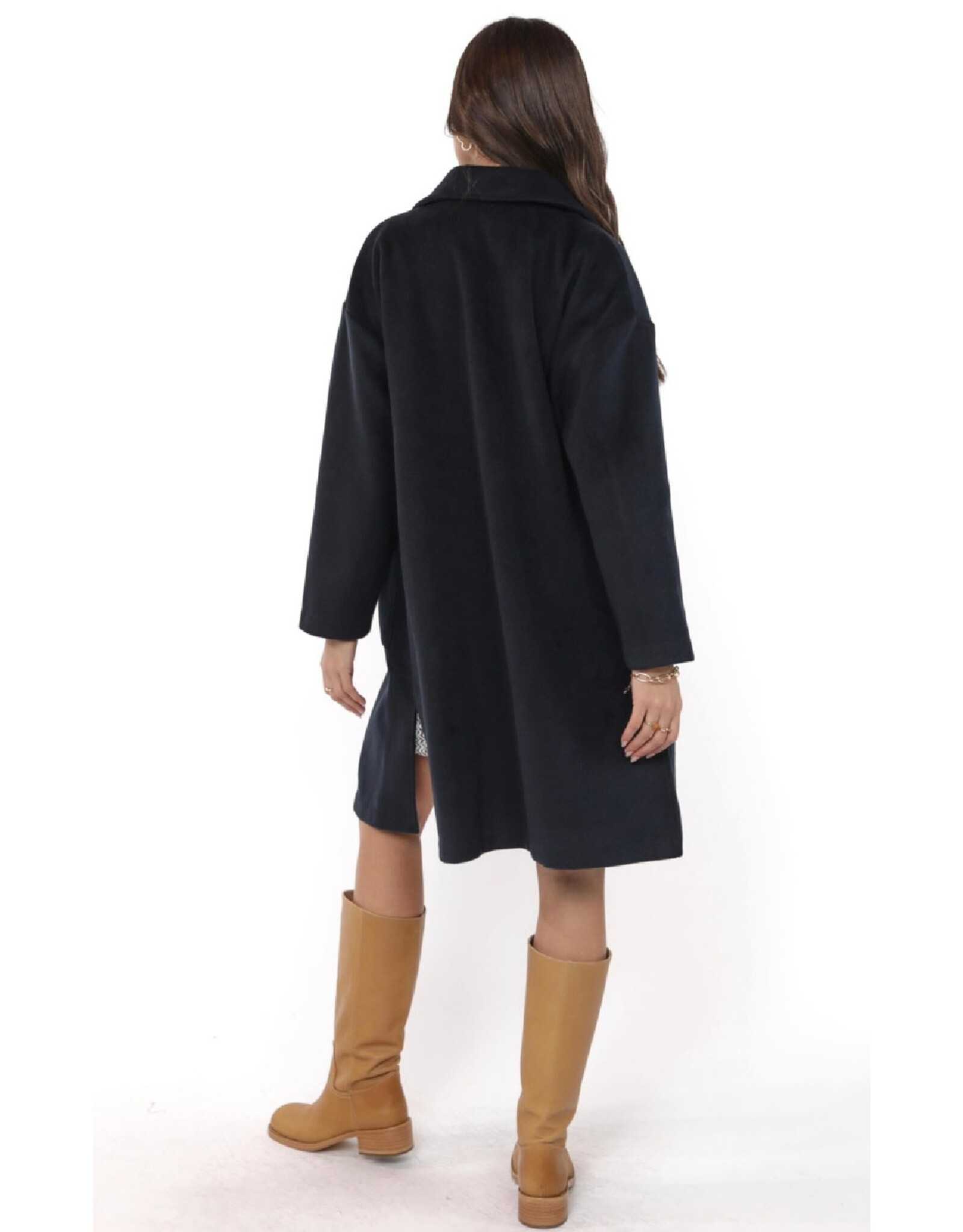 Sadie & Sage Sadie & Sage - Hayley Open Coat (Dark Navy)