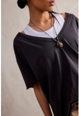 Free people Free People - Nina V Neck Tee (Black)