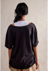 Free people Free People - Nina V Neck Tee (Black)