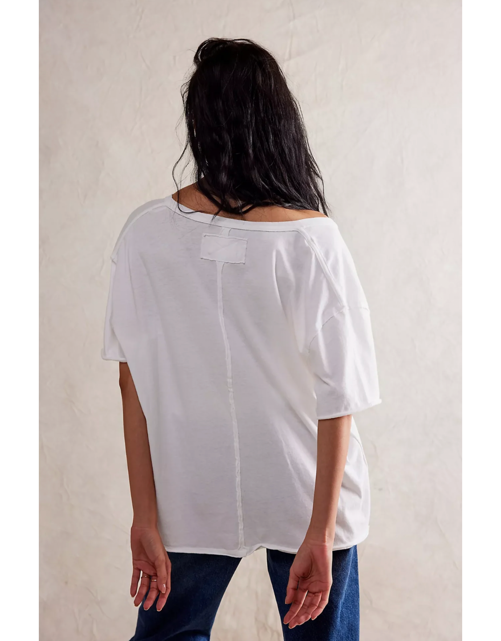 Free people Free People - Nina V Neck Tee (Ivory)