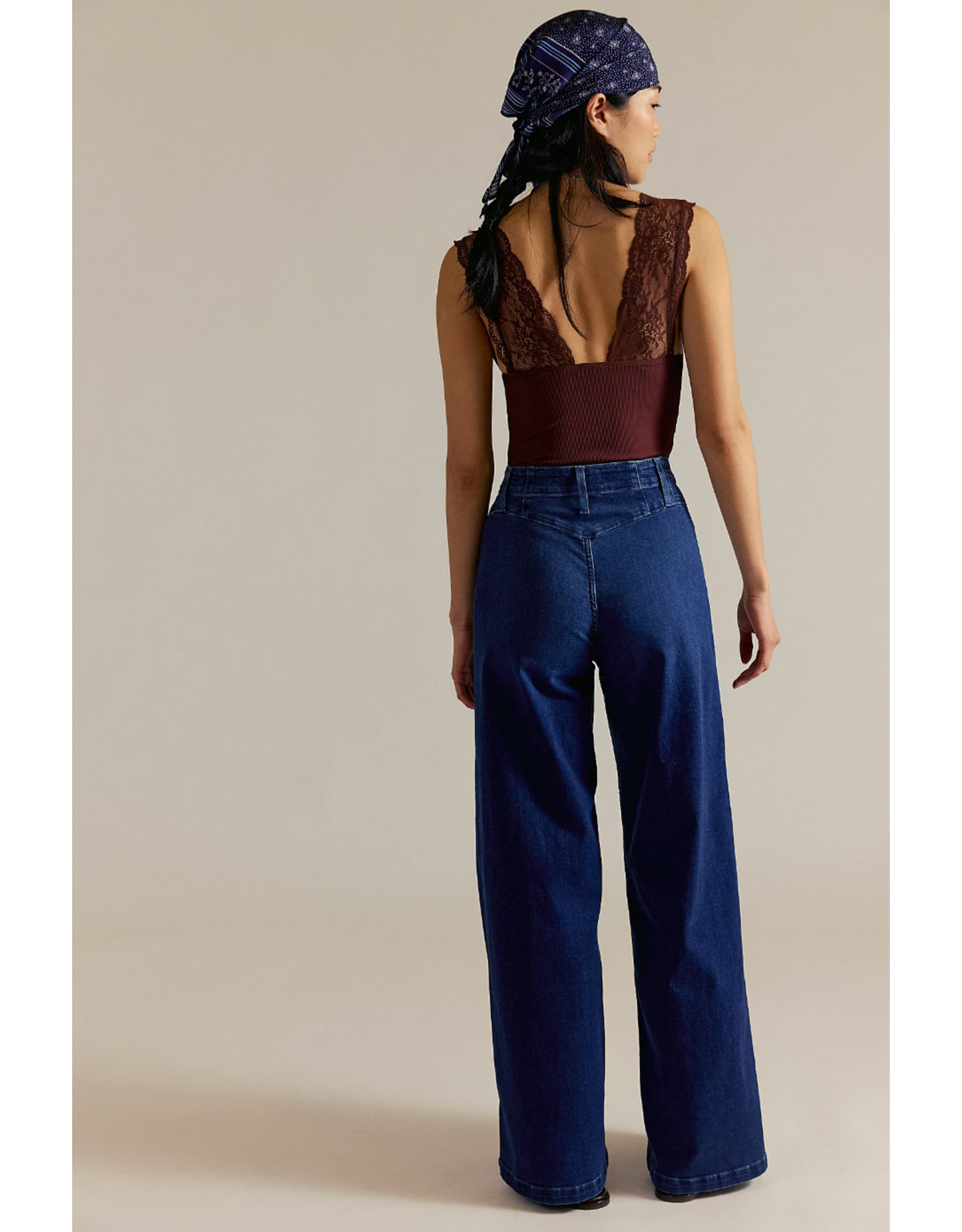Free people Free People - Libre Wide Leg Jeans (Lock and Key)