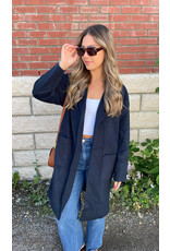 Sadie & Sage Sadie & Sage - Hayley Open Coat (Dark Navy)